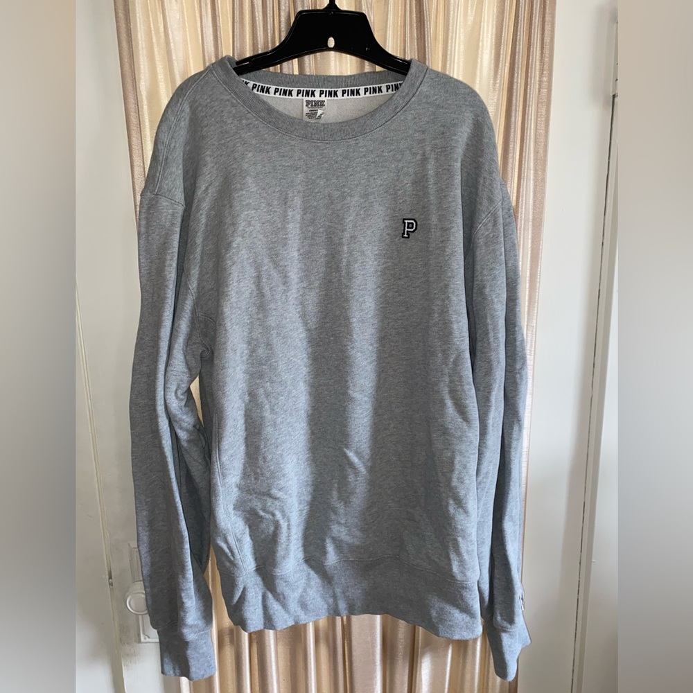 PINK Victorias Secret Varsity Crewneck Sweatshirt! NWOT!